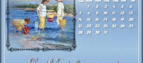 Calendrier d'Aout 2023