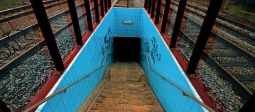 Angleur - les escaliers de la nouvelle gare - No Comment -