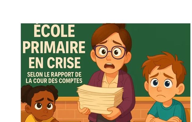 Rapport de la cour des comptes sur l’enseignement primaire. 