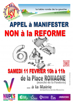 Manif du 11 février à Conflans