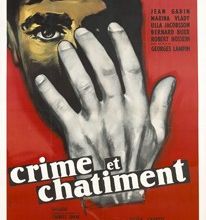 CRIME ET CHATIMENT - BOX OFFICE JEAN GABIN 1956