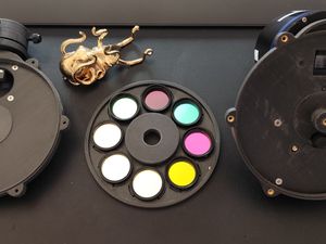 Fabrication d'une roue à filtres motorisée USB