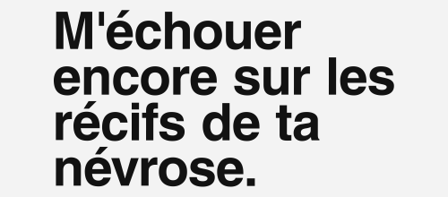 Les dessous des lignes (sont sexy)