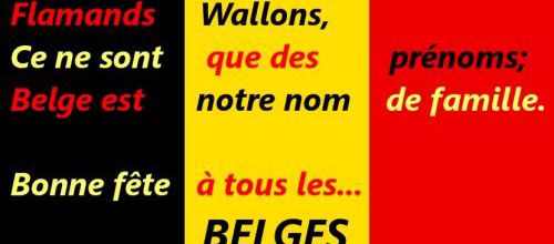 Bonne fête la Belgique