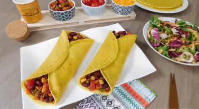 Crêpe farcie à la mexicaine