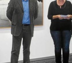 A  la galerie d'art de l'école