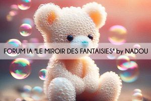 Ours assis mais pas en fourrure