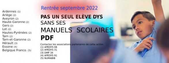 Manuel scolaires au format PDF : Bookin lance un partenariat auprès de plusieurs associations Dys