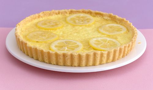 Tarte au citron sans creme