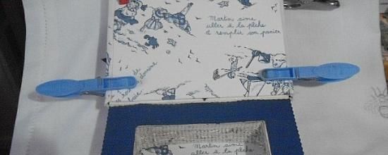 Boite livre : bleu