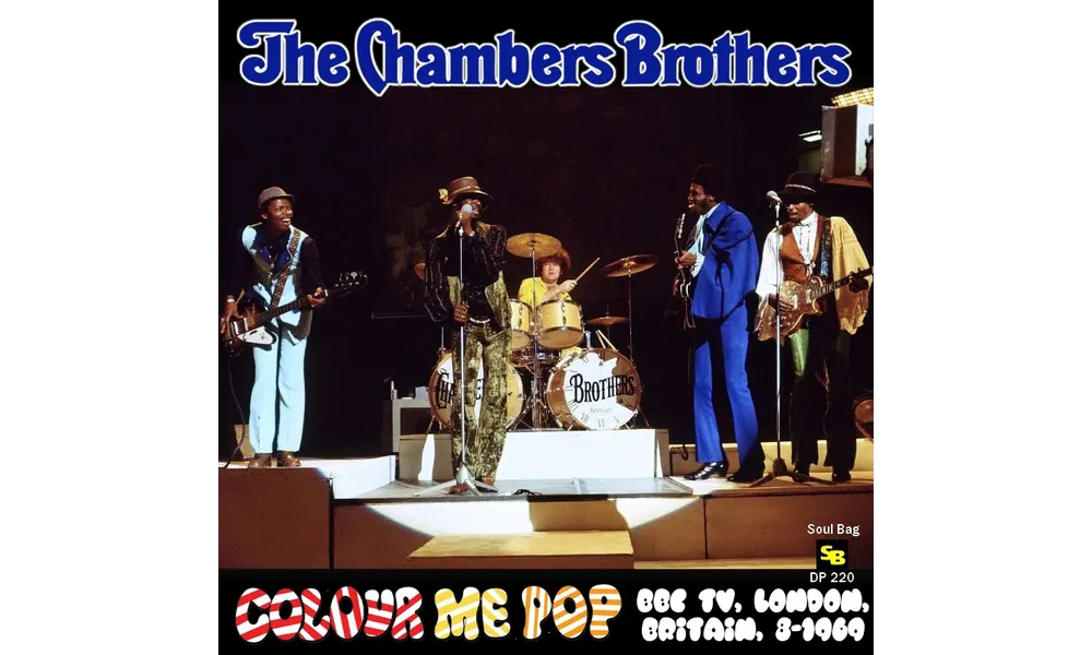 The Chambers Brothers : CD " Colour Me Pop, BBC TV, London, Britain, August, 1969 " Soul Bag Records DP 219 [ FR ]