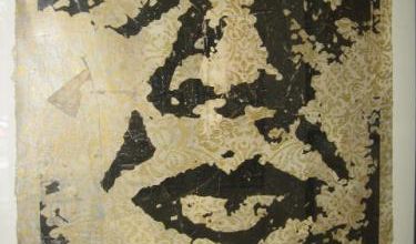 Visage célèbre par Obey