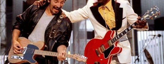 photo chuck berry -bruce springsteen 