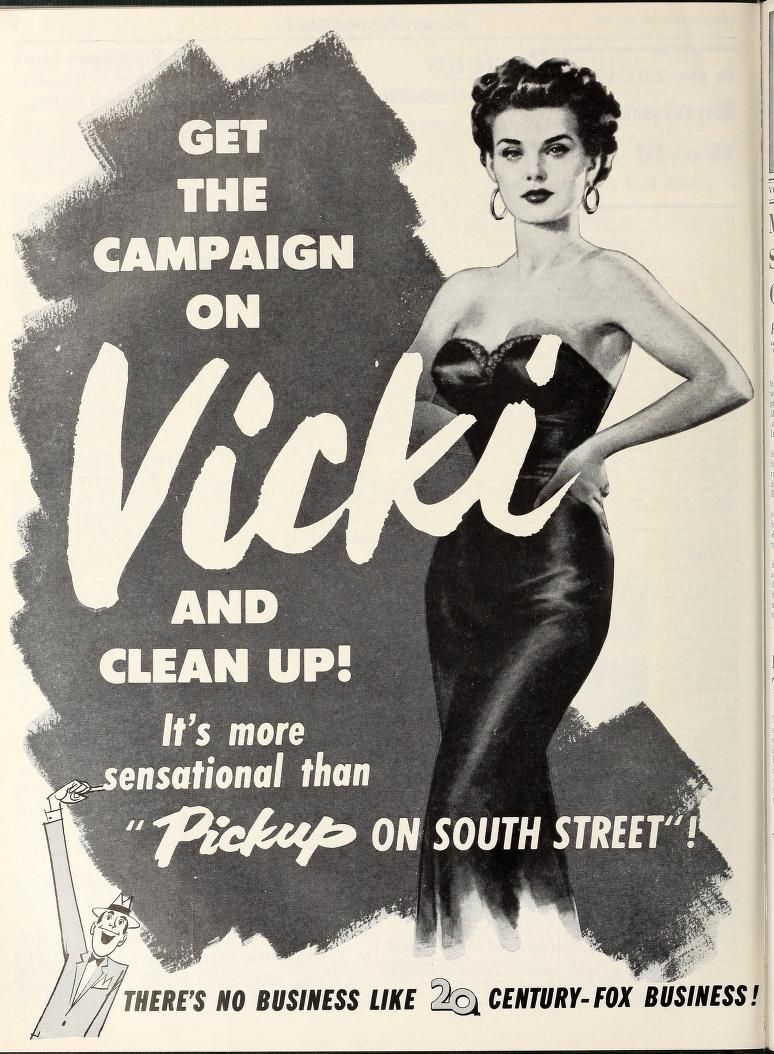 VICKI BOX OFFICE USA 1953