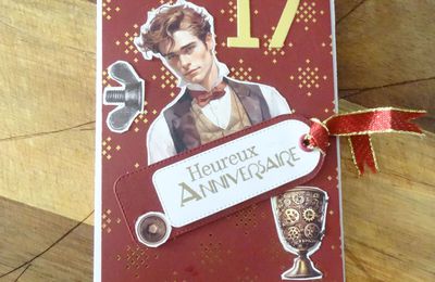 Carte anniversaire jeune homme .