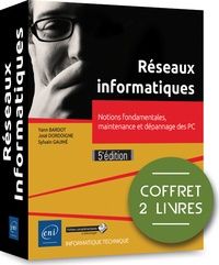 DOWNLOADS Réseaux informatiques  - Coffret de 2 livres : notions fondamentales, maintenance et dépannage des PC