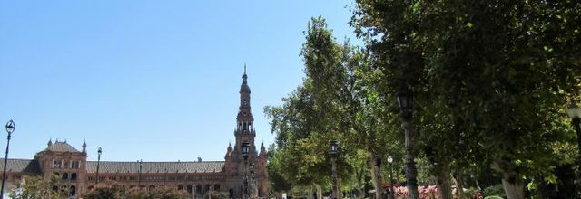 La Place d'Espagne à Séville..