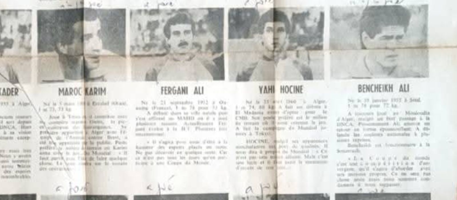 1992 Bencheikh Ali MCA retenu pour la coupe du Monde en Espagne 