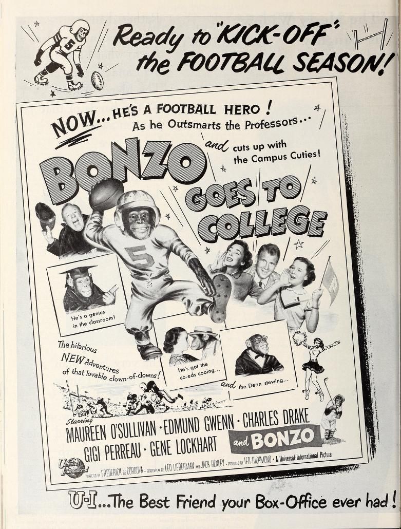 BONZO GOES TO COLLEGE BOX OFFICE USA 1952