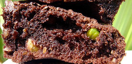 Brownies chocolat • pistaches