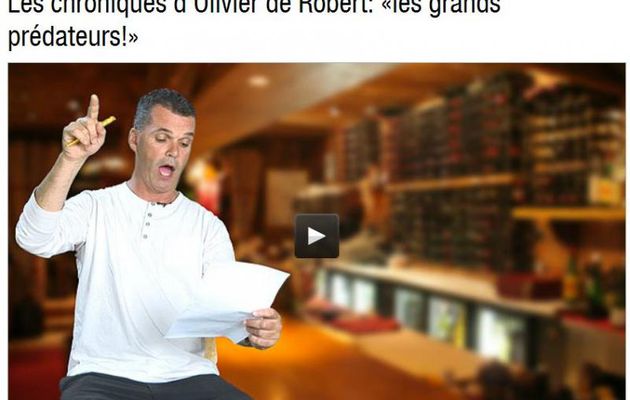 Dans sa chronique du 1er juillet 2014, Olivier de Robert raconte : «Les grands prédateurs!»