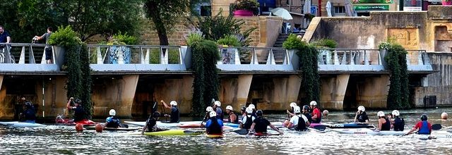 Metz / Un spot de canoë-kayak / Championnats de France 2014...