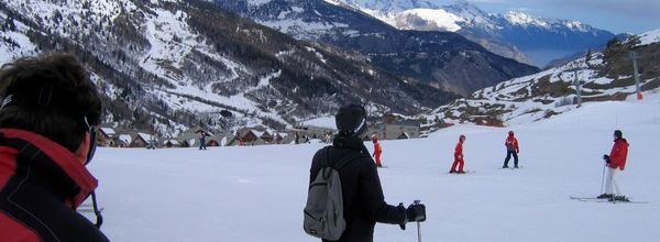Sur les pistes, au petit matin