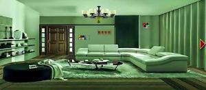 Pretty green room escape