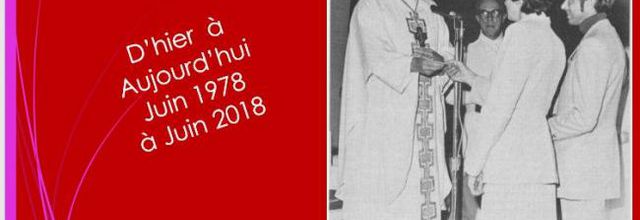 Il y a 40 ans.... Cette année nous fêterons ça !
