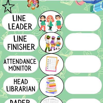 Rentrée 2025-2026 Nouveaux affichages classroom jobs et bannière Welcome