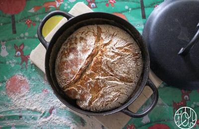 Pain à la cocotte sans pétrissage...