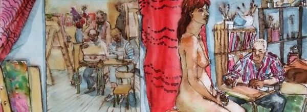 Scène d'atelier (52) : Dans le miroir