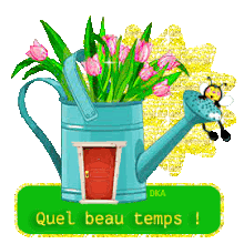 Gifs animés Météo soleil beau temps, blinkie