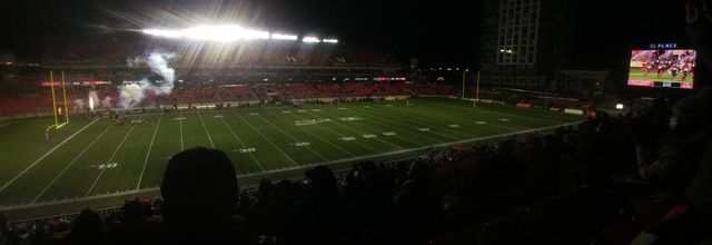 Calgary Stampeders versus Ottawa Redblacks on October 29th 2021