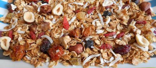 Granola vitalité aux fruits secs