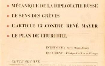 Débuts du magazine L'Express