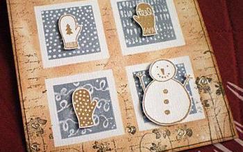 Carte Glossy et Distress