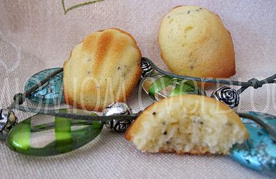 Madeleines au citron et graines de pavot. [Lemon & poppy seeds' ☺]