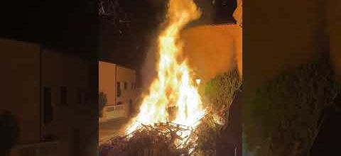 Tradition corse - le feu de Noël