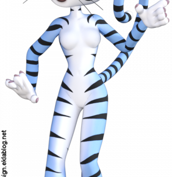 Tubes tigre toon (image en png)