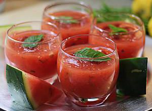 Soupe de Pastèque à la menthe