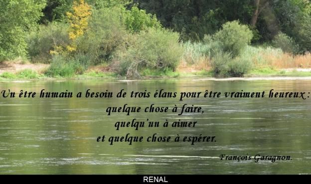 Pour être heureux ...