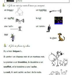 Les trois brigands CP : exercices et lecture