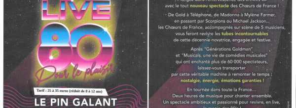 INFOS/ RECTIFICATIF -23 novembre 24 - Les Chœurs de France