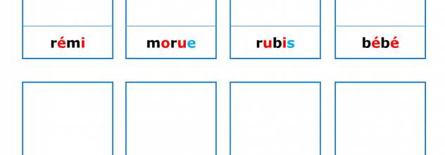 Loto des premiers mots - GS