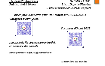 A noter dans vos agendas ! Stages de cirque et Spectacle HIP HOP
