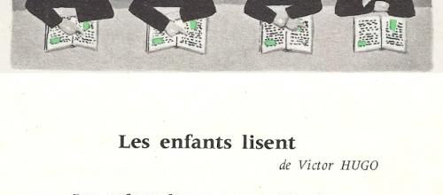 Les enfants lisent (Victor Hugo)