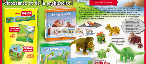 Collection " Le monde des dinosaures " - Lancement 