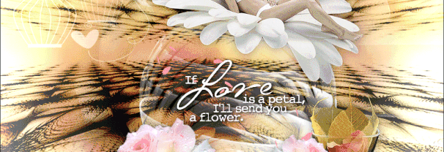 Traduction If love is a petal de Linda PSP Design