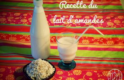 Recette du lait d'amandes et cookies à l'okara
